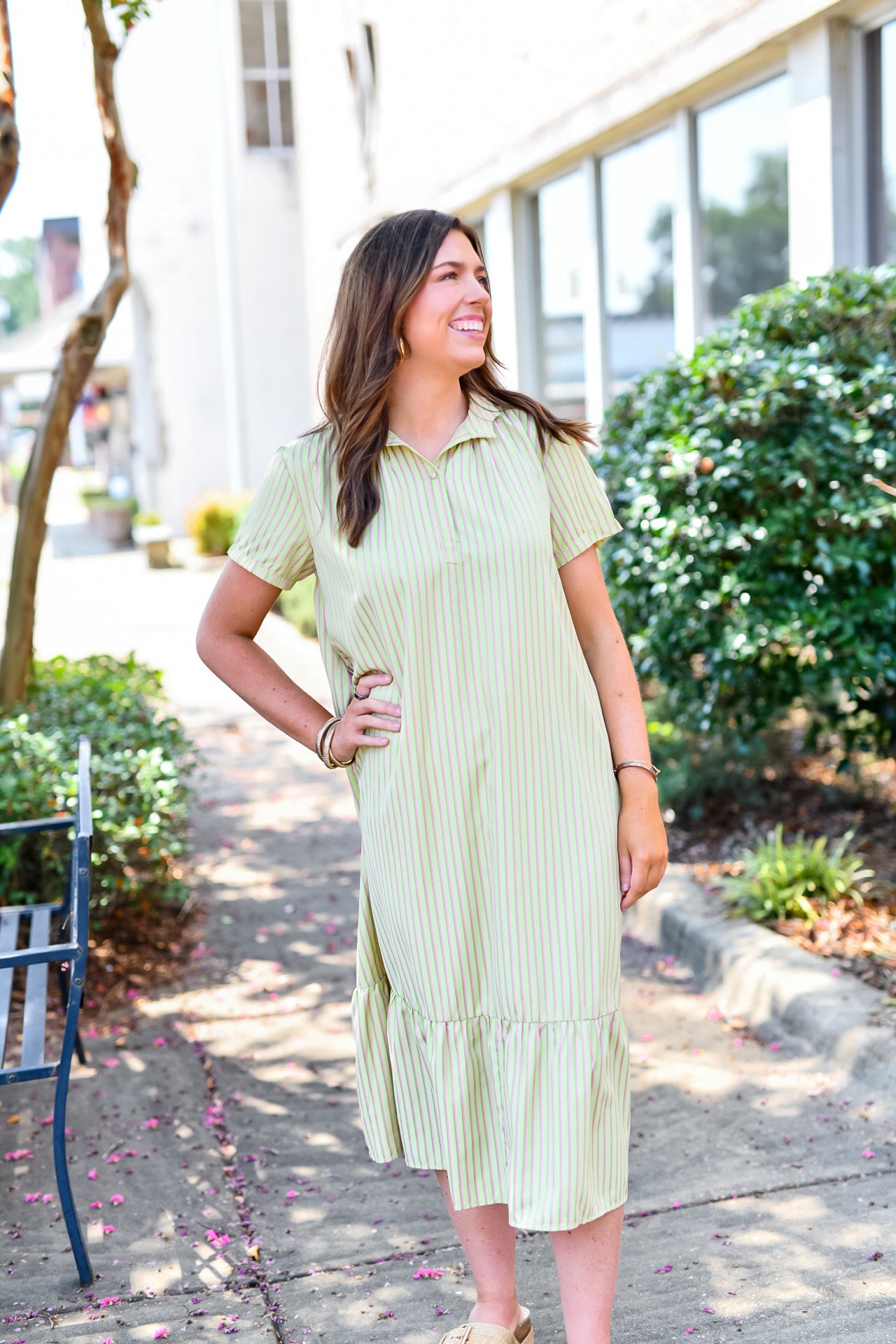Sweet Pea Lane Dress in Sage