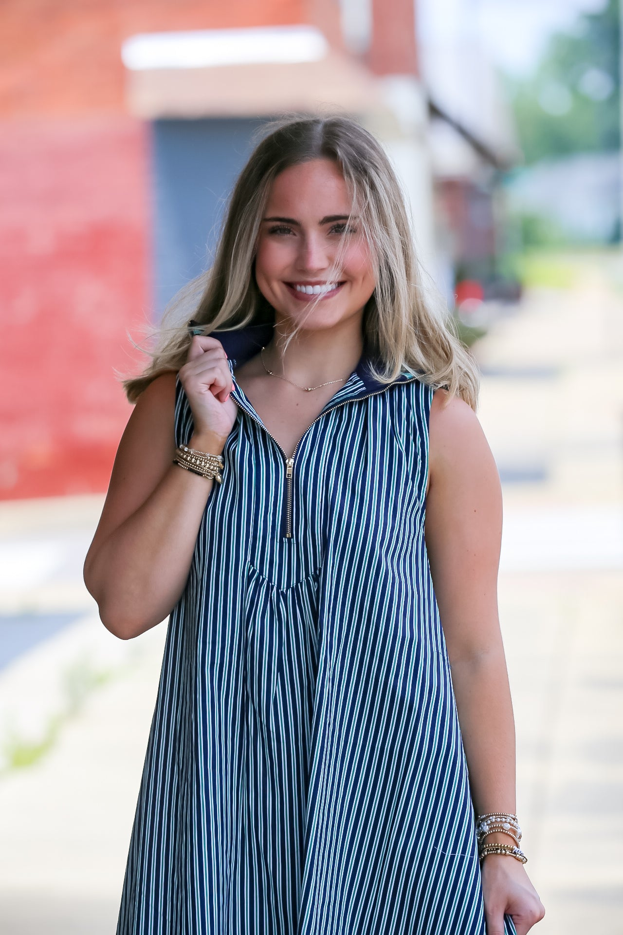 The Nantucket Dress in Navy