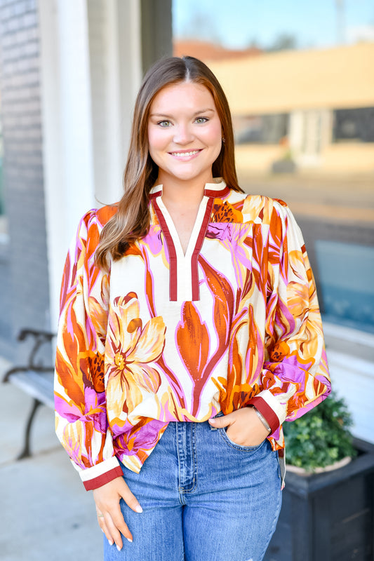 The Blooming Bright Top