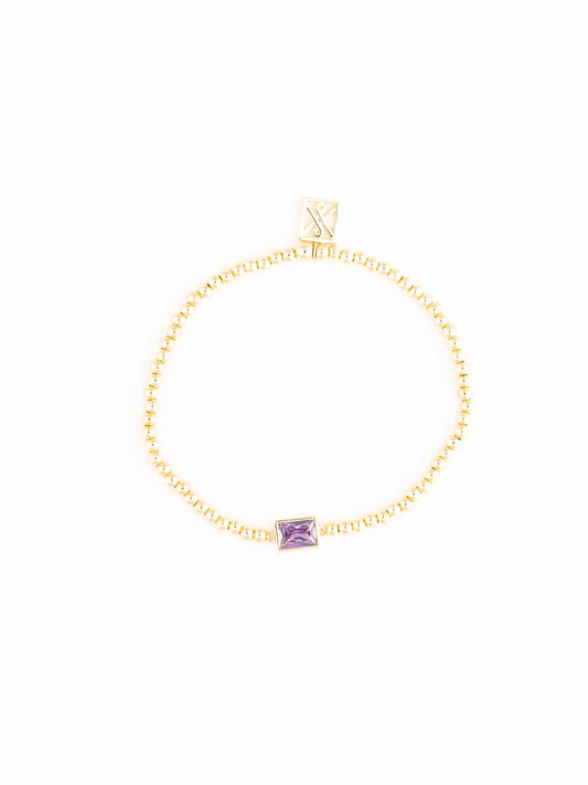 Colby Birthstone Bracelets | February
