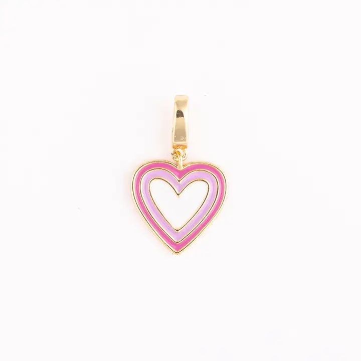 Charm Luxe Pink Heart