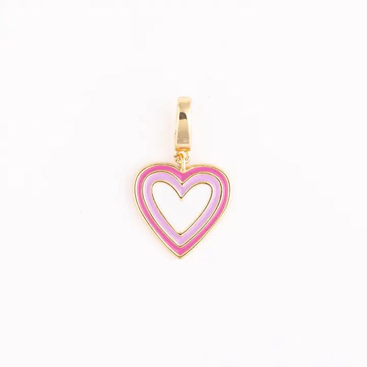 Charm Luxe Pink Heart