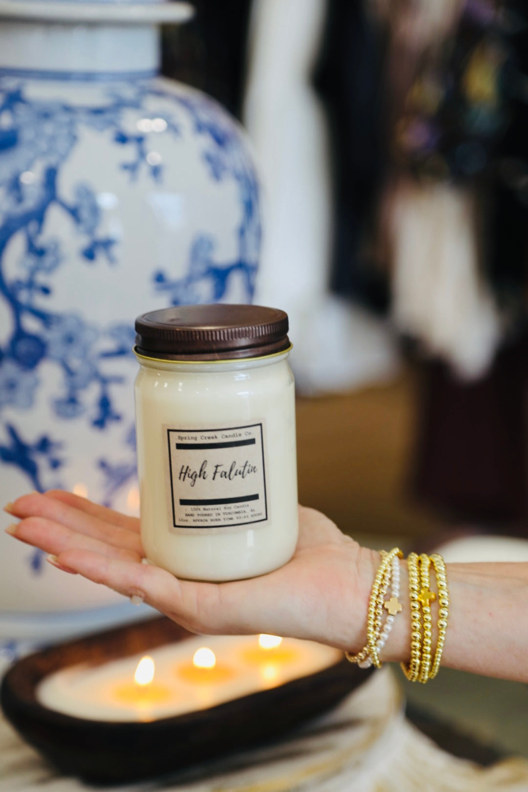 12oz Jar Candle- High Falutin