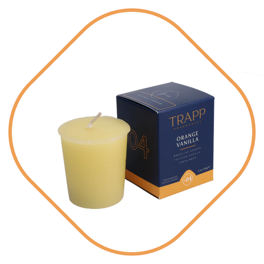 No. 04 Orange Vanilla 2 oz. Votive Candle
