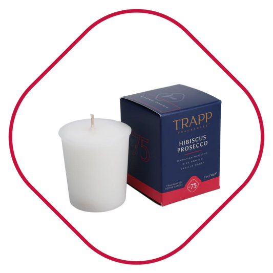 No. 75 Hibiscus Prosecco 2 oz. Votive Candle