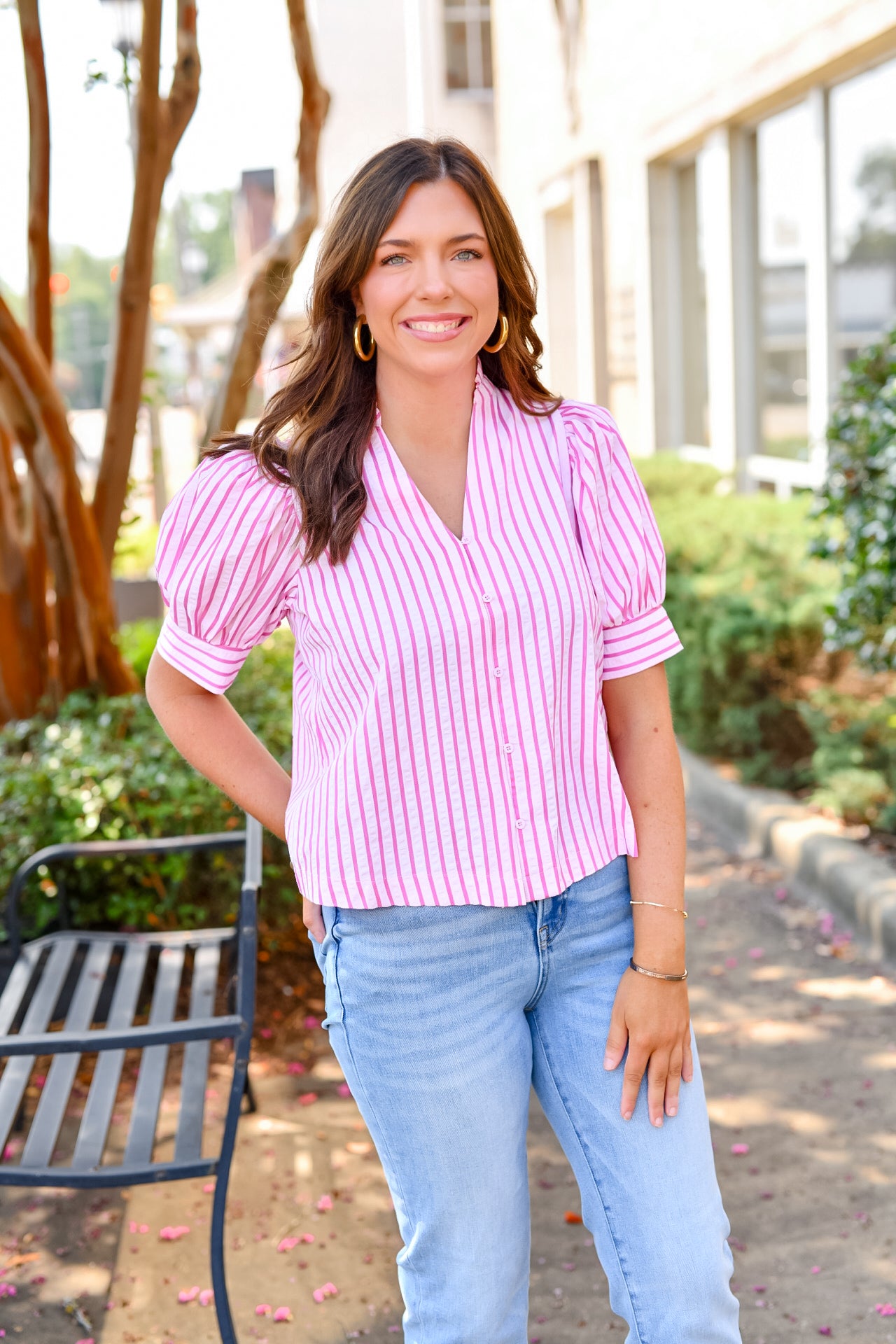 Sweet Magnolia Top in Pink