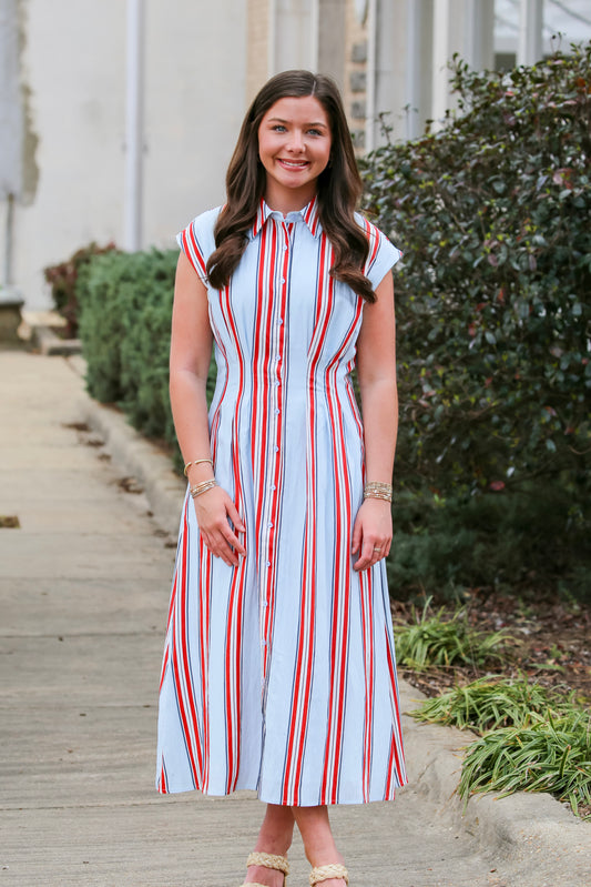 The Shoreline Shirt Dress