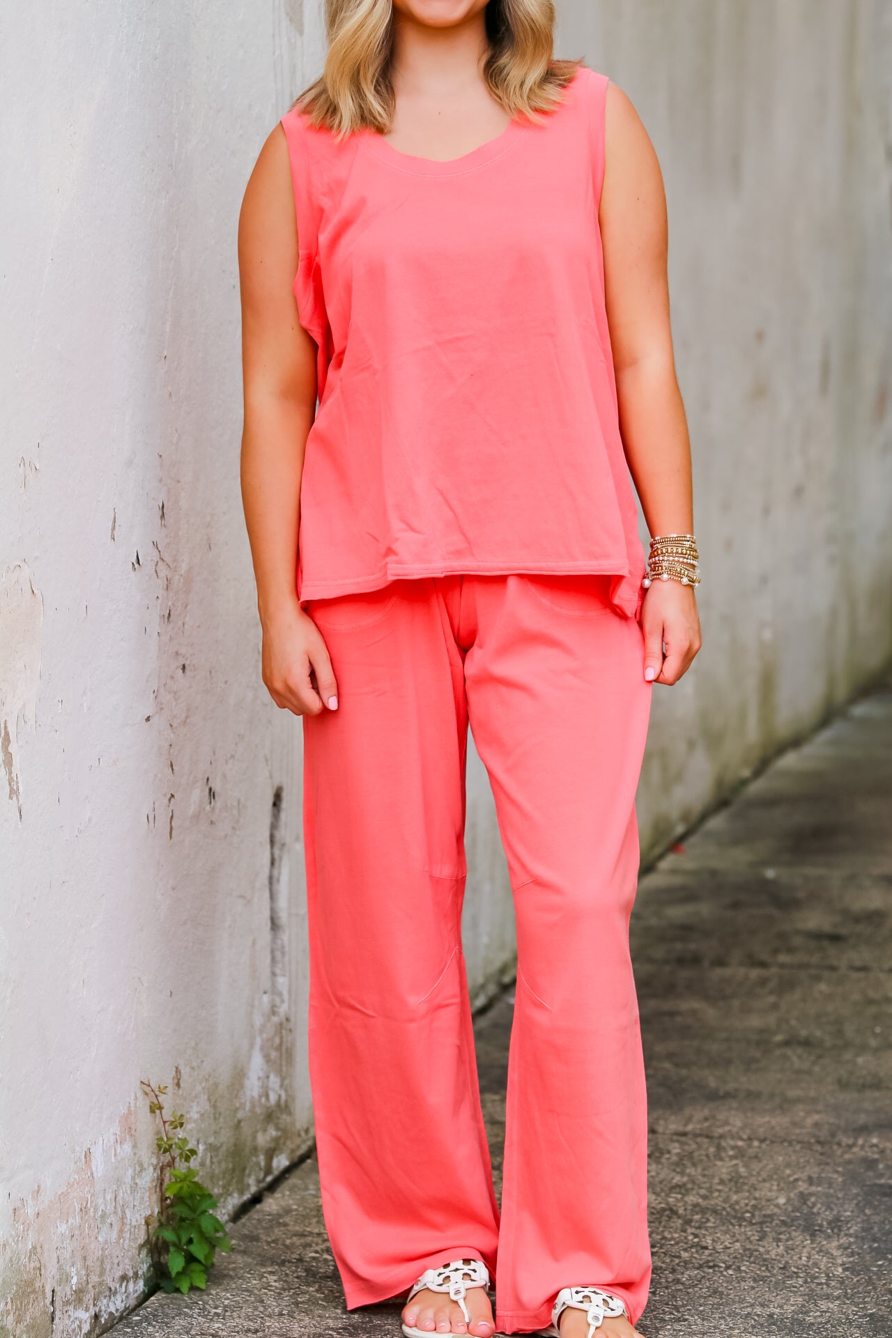 Cotton Barrel Set in Cutie Coral