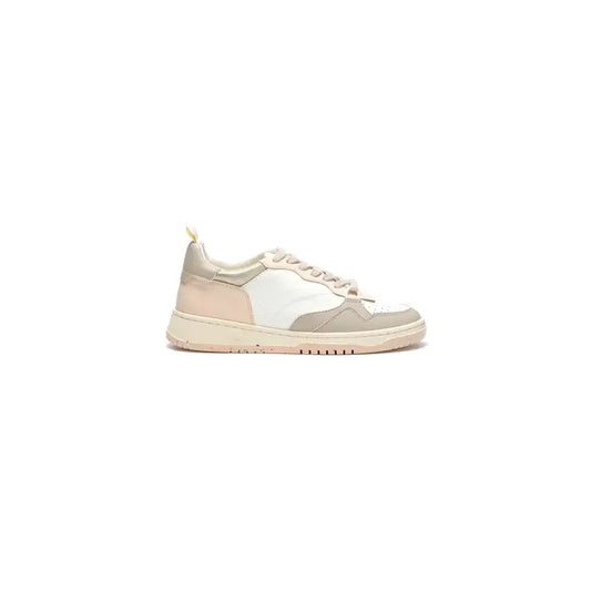 The Paige Sneaker in Pink & White