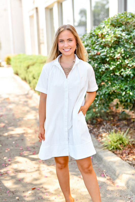 The White Estate Shift Dress