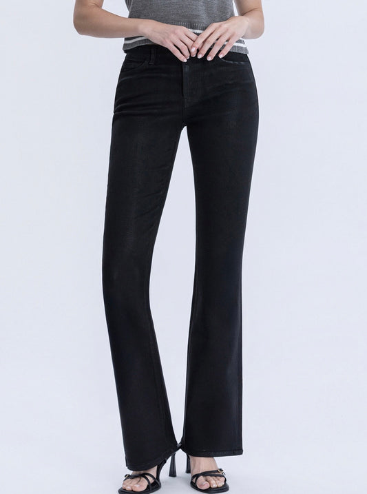 High Rise Bootcut Jeans in Black