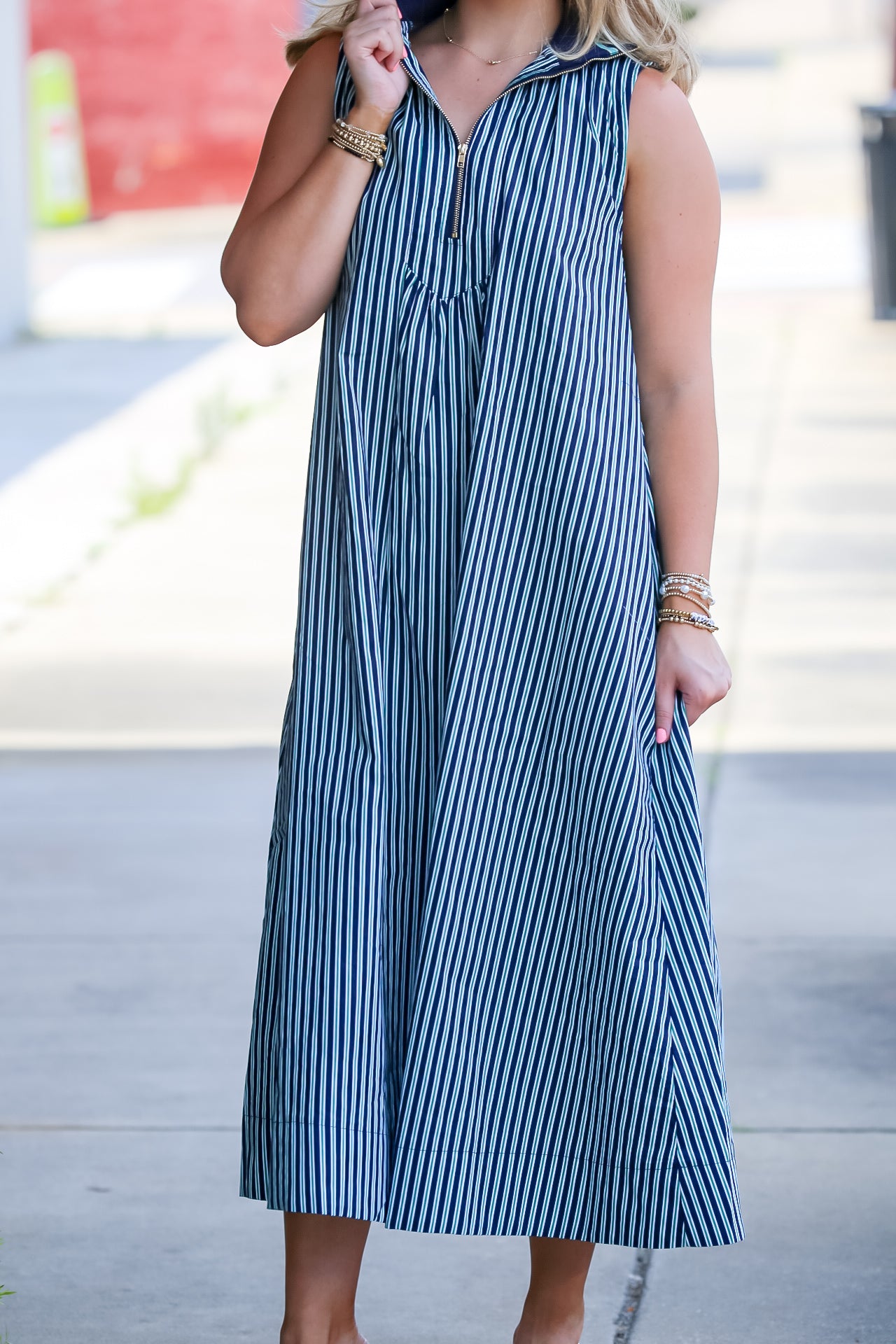 The Nantucket Dress in Navy