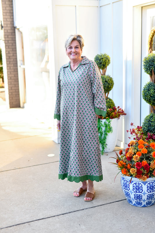 The Cottage Social Dress in Olive
