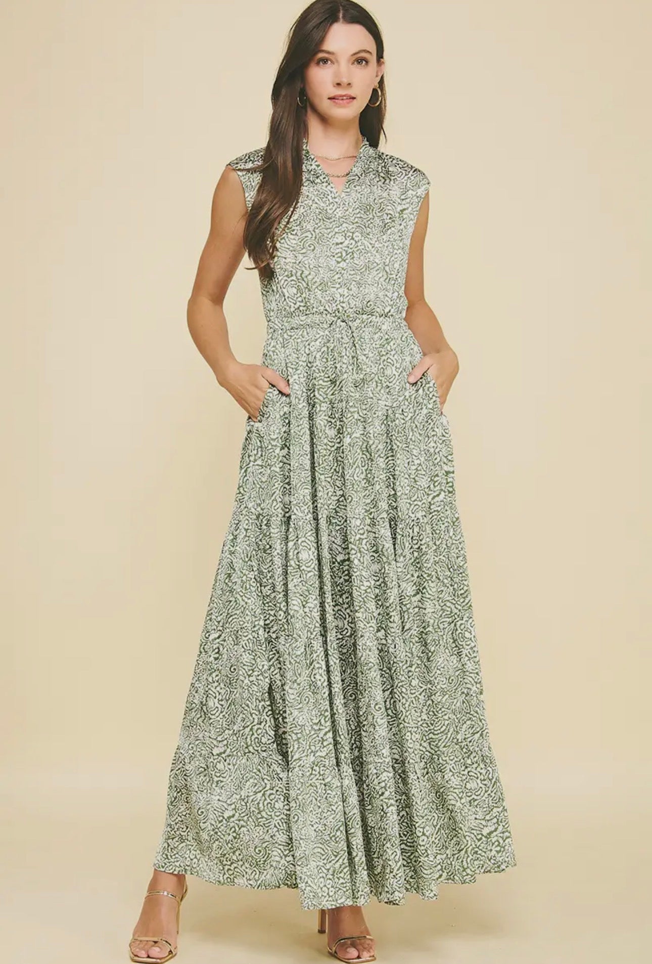 The Paisley Tiered Maxi Dress