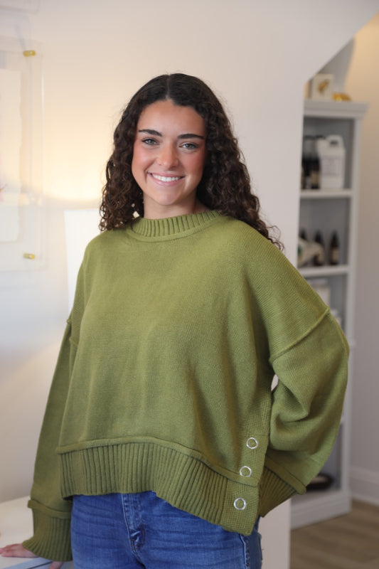 The Wren Sweater in Kiwi