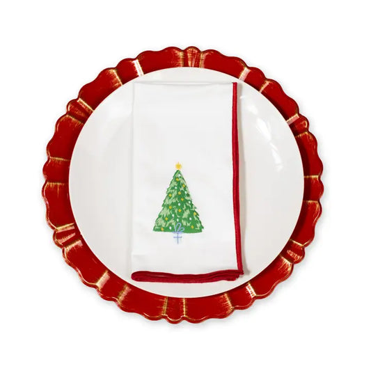 Waltz Tree Embroidered Napkin