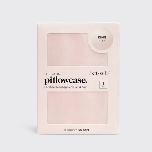 Satin Pillowcase King - Blush