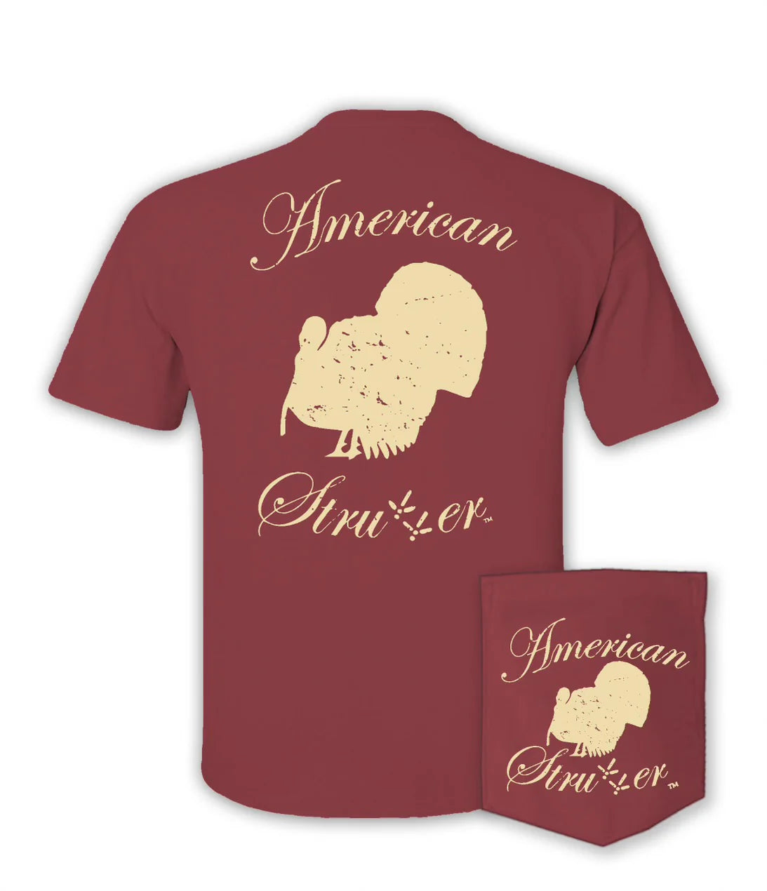 American Strutter Distressed Logo T-Shirt