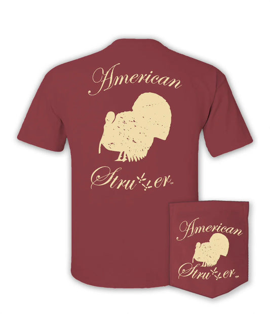 American Strutter Distressed Logo T-Shirt
