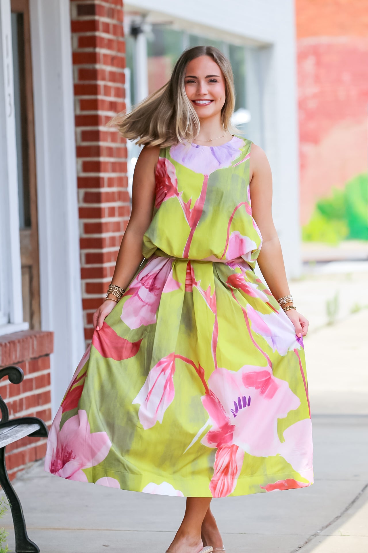 Secret Garden Set in Lime