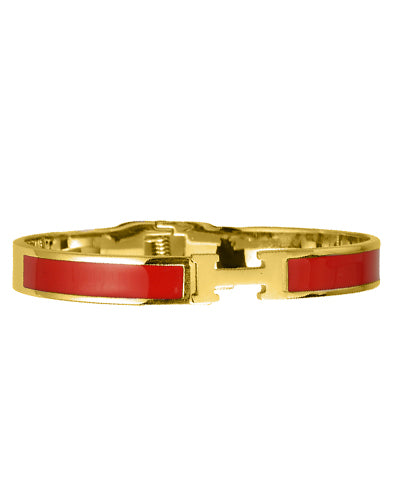 The Thin Lorentz Cuff in Red