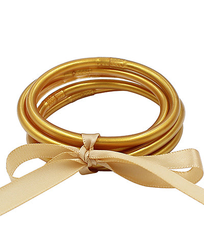 The Jill Bangle Set in Gold