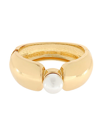 Accented Pearl Bangle