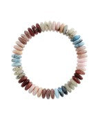 Disk Marble Bead Bracelet- 12 colors