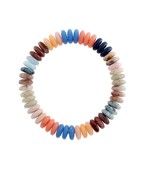 Disk Marble Bead Bracelet- 12 colors