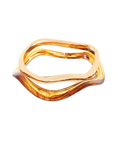 Wavy Bangle Bracelet