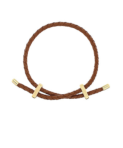 Leather Bracelet-Brown