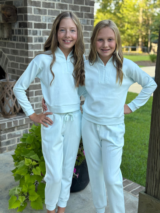 The Lana Cozy Frost Joggers-Tween