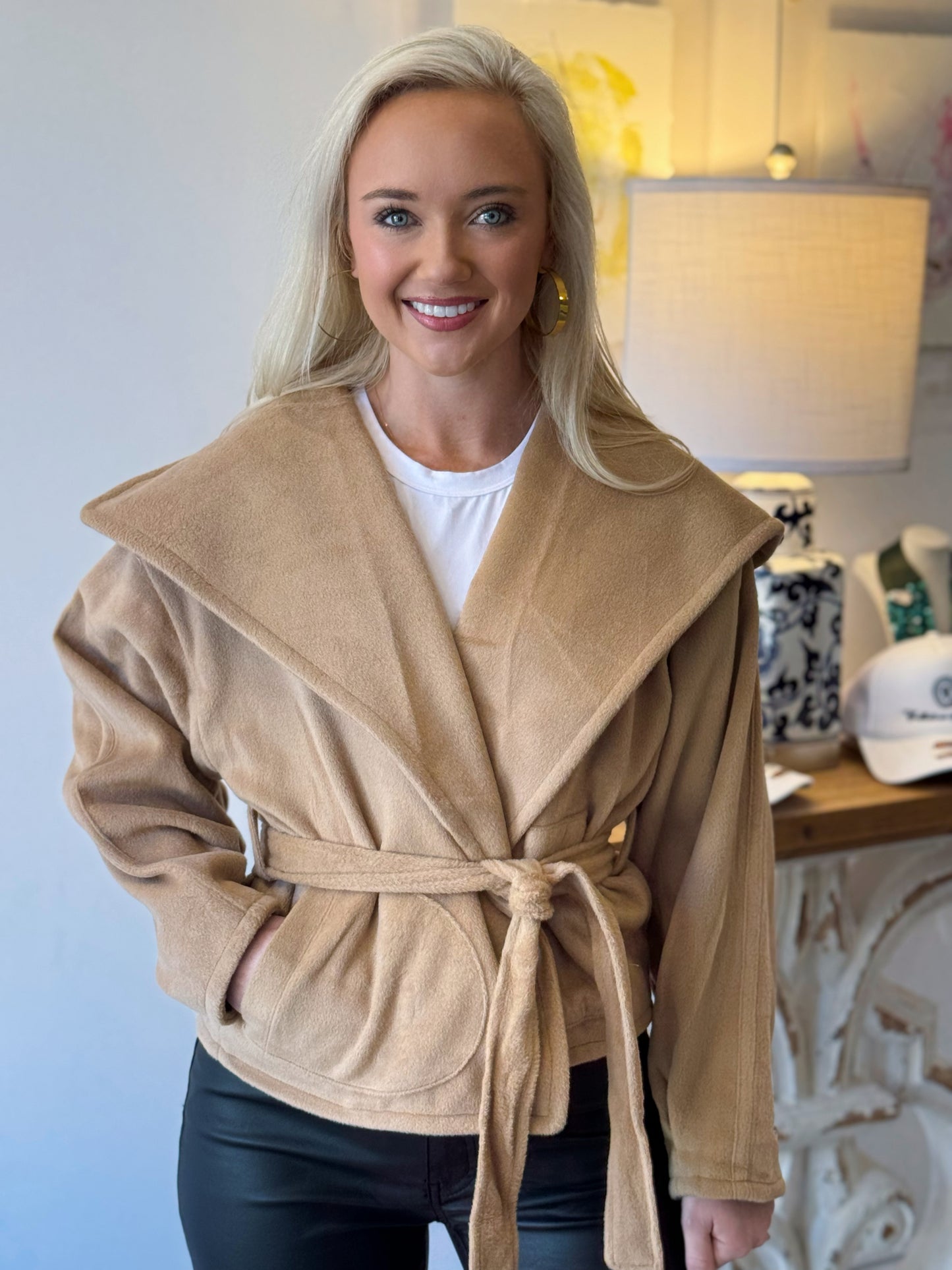 The Talia Jacket in Camel