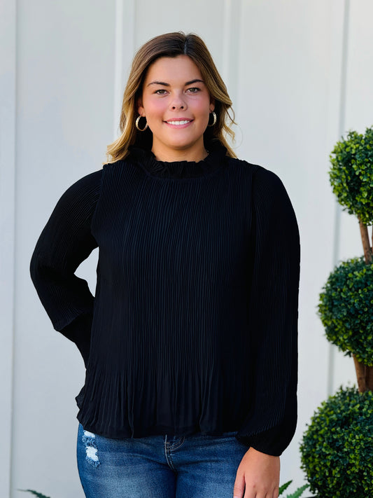 The Hannah Blouse in Black