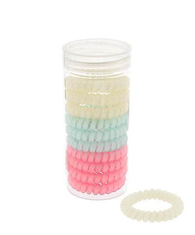 10 pcs Spiral Hairband-Pink