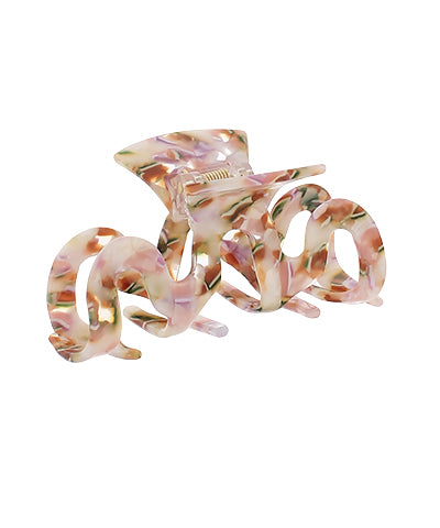 3.5" Hair Claw Clip-Ivory