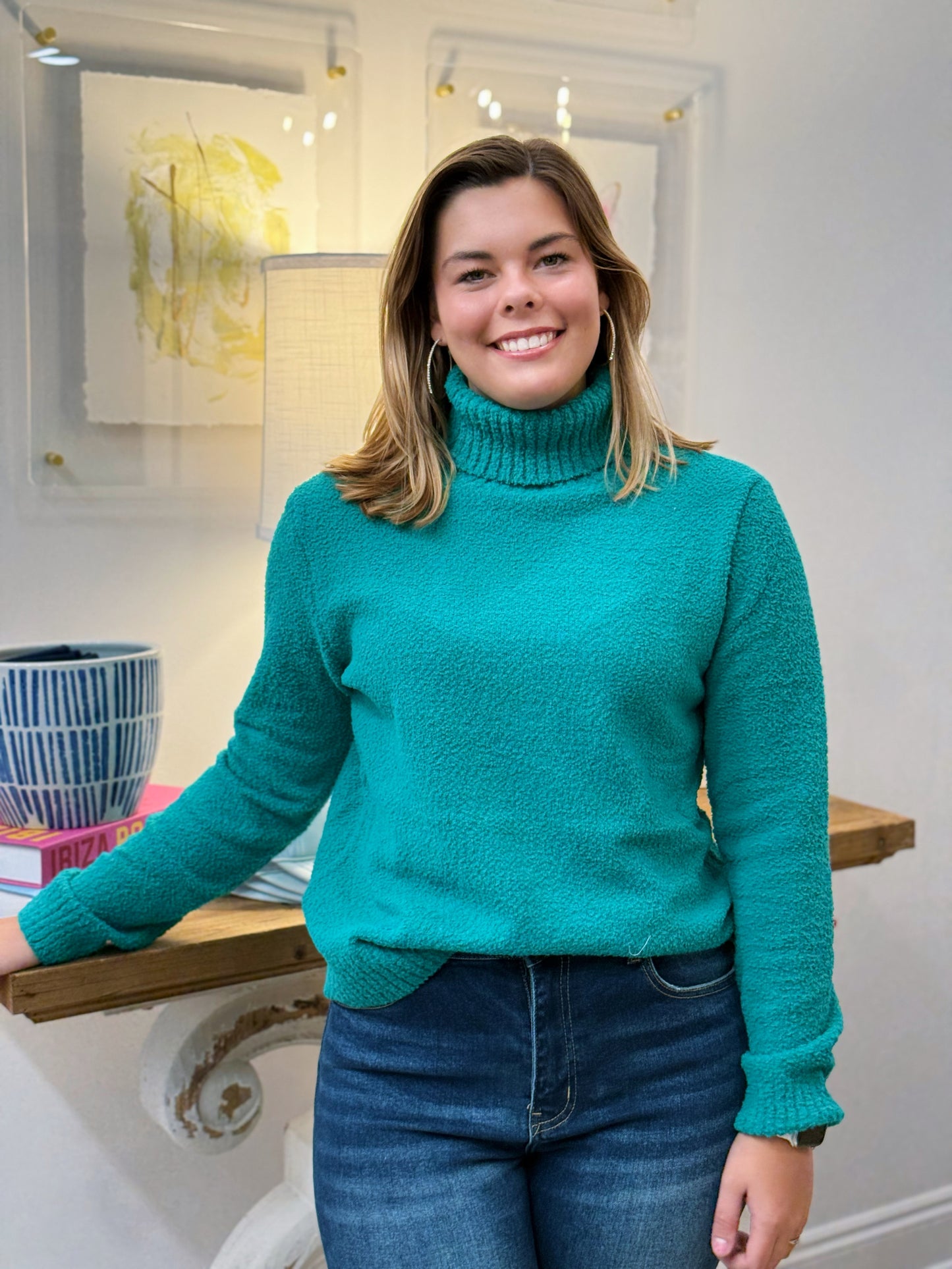 The Jenna Sweater in Green