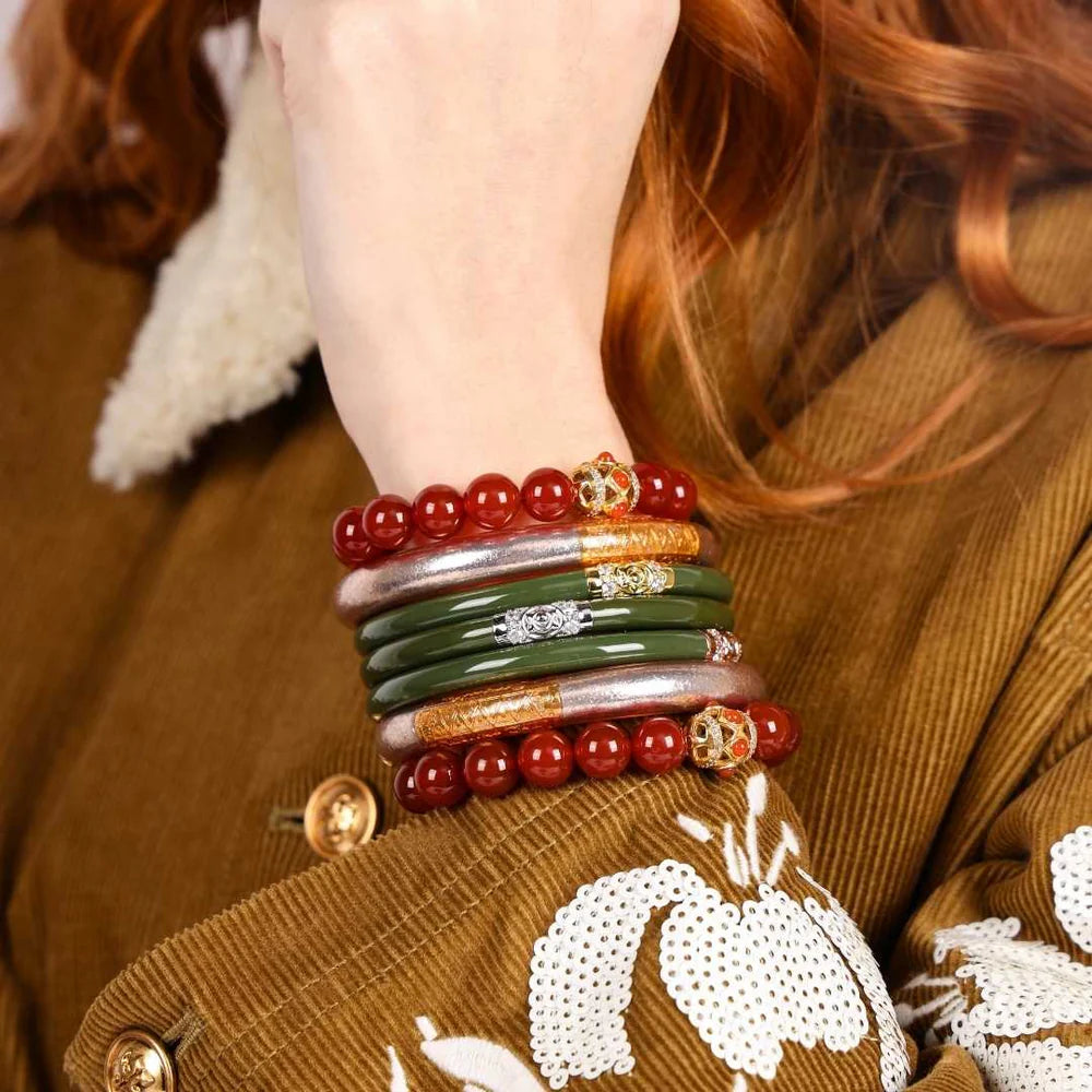 Champagne Tzubbie All Weather Bangle® - Serenity Prayer