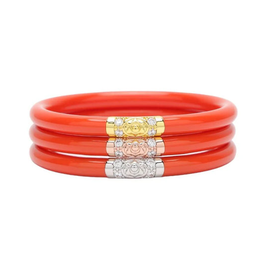 Coral Three Kings All Weather Bangles® (AWB®) - Coral
