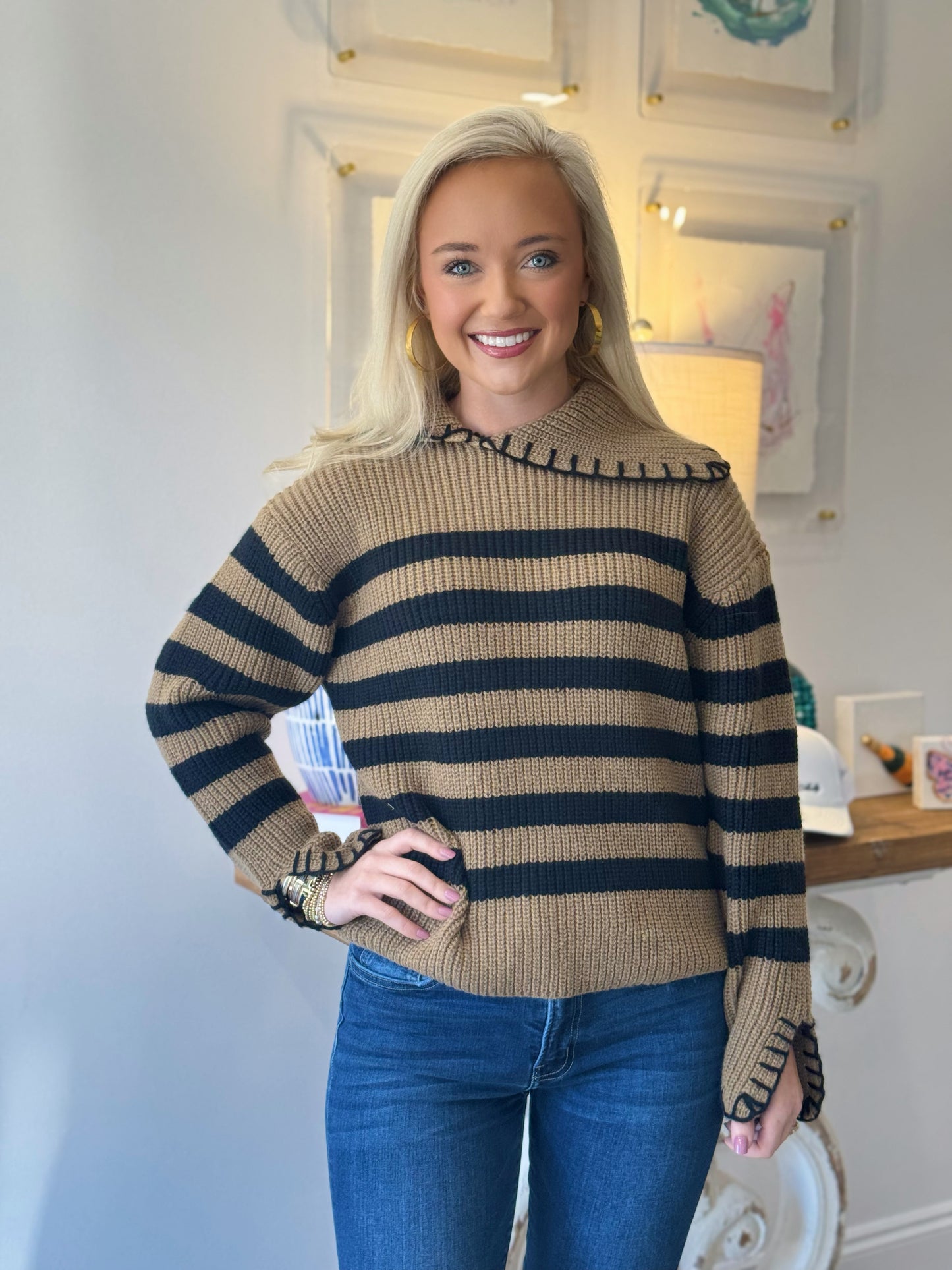 The Josie Sweater in Mocha