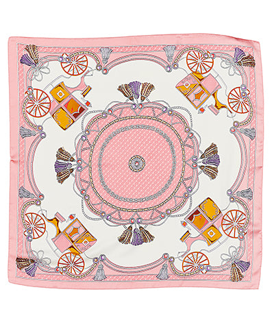 Carriage & Tassel Bandan-Pink