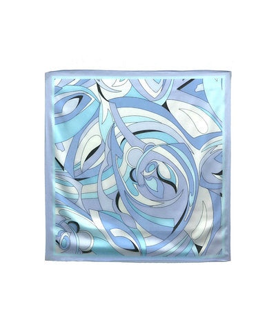Blue Reverie Silk Scarf