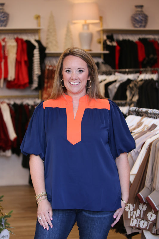 The Savannah Colorblock Top