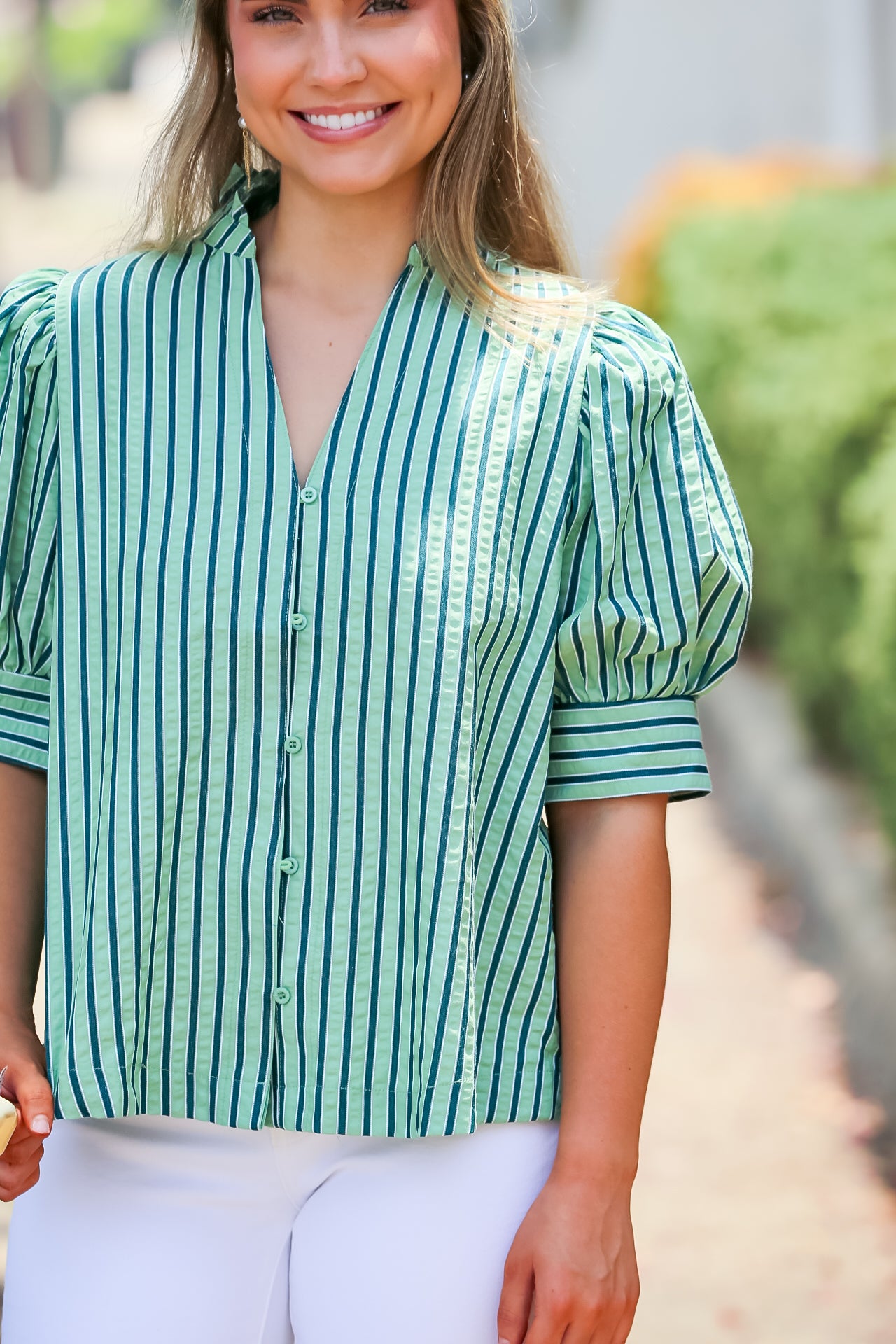 Sweet Magnolia Top in Green