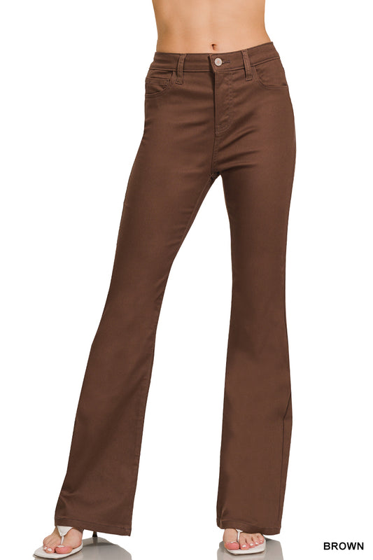 The High-rise Bootcut Jean in Brown