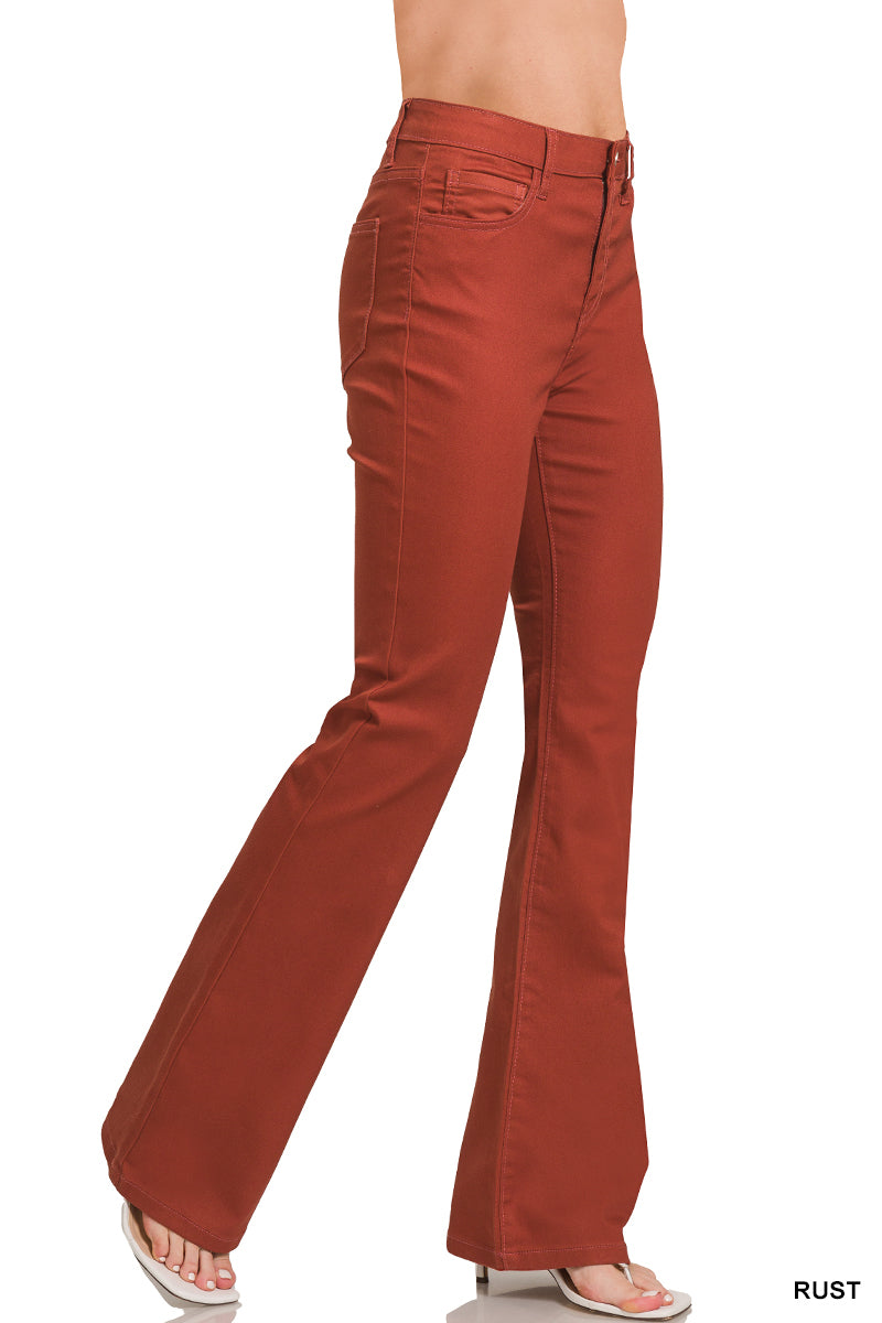 The High-rise Bootcut Jean in Rust