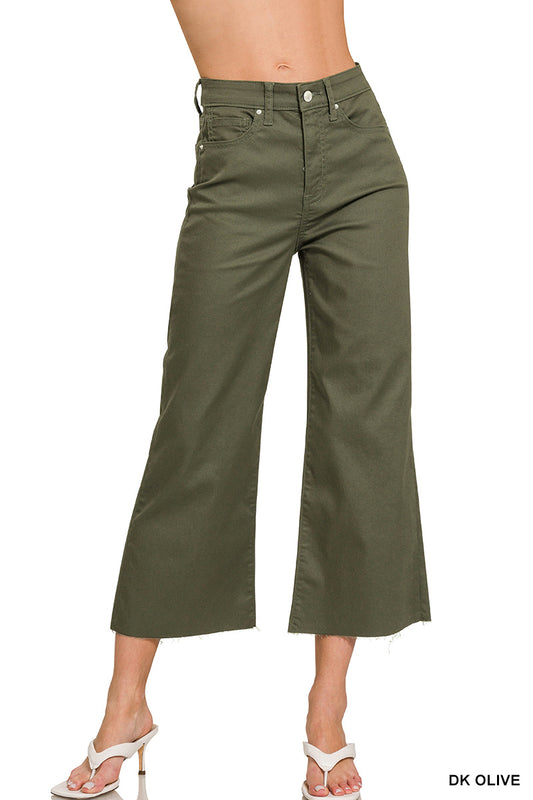 The Noma Cropped Pant in Olive