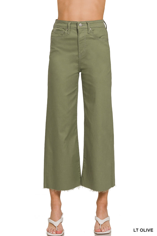 The Noma Cropped Pant in Sage