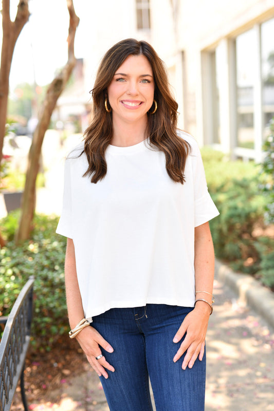 Everyday Essential Top in Ivory