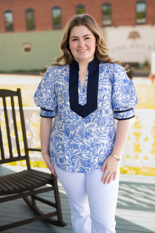The Jolie Top in Blue